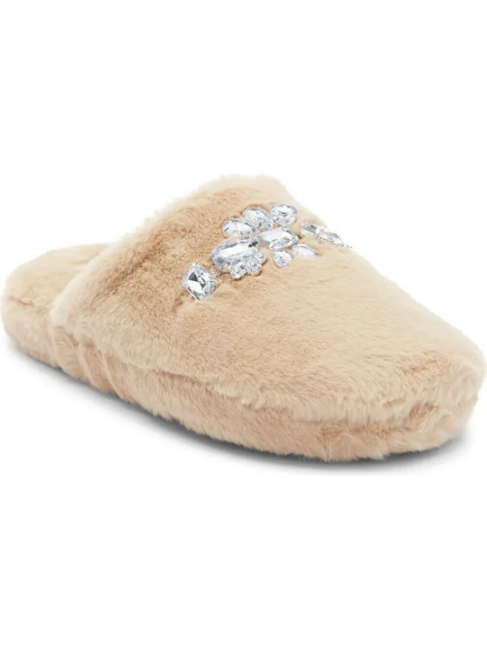 Abound Karta Faux Fur Rhinestone Slippers Sz: 11-12